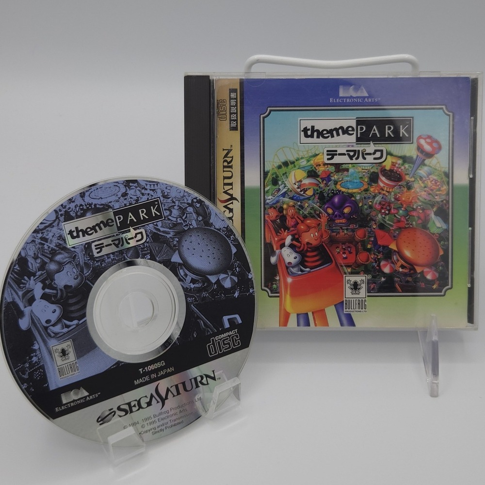Theme Park - Sega Saturn - Japan Import - NTSC-J - CIB - EA - Tested - US Seller